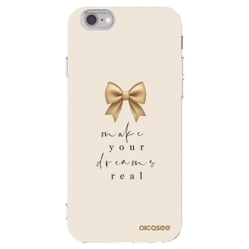Picasee διαφανής θήκη σιλικόνης Apple iPhone 6/6S - Golden Dream