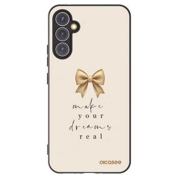 Picasee Μαύρη θήκη σιλικόνης για Samsung Galaxy A34 5G A346B - Golden Dream