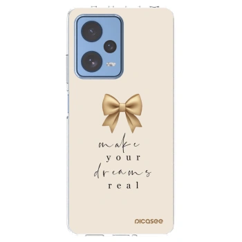 Picasee διαφανής θήκη σιλικόνης Xiaomi Redmi Note 12 Pro 5G - Golden Dream