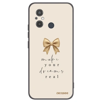 Picasee Μαύρη θήκη σιλικόνης για Xiaomi Redmi 12C - Golden Dream