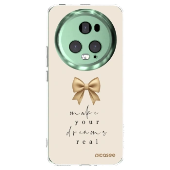 Picasee διαφανής θήκη σιλικόνης Honor Magic5 Pro - Golden Dream