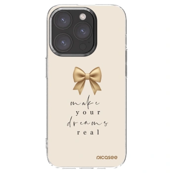 Picasee διαφανής θήκη σιλικόνης Apple iPhone 15 Pro - Golden Dream
