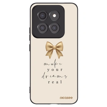 Picasee Μαύρη θήκη σιλικόνης για Xiaomi 14 Pro - Golden Dream