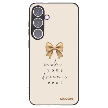 Picasee Μαύρη θήκη σιλικόνης για Samsung Galaxy S24+ S926B 5G - Golden Dream