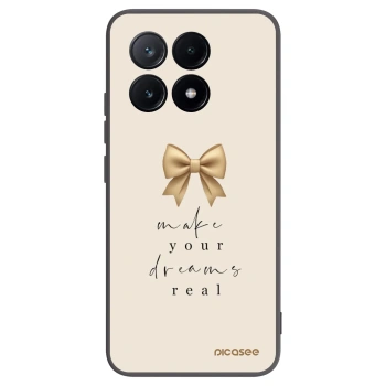 Picasee Μαύρη θήκη σιλικόνης για Xiaomi Poco X6 Pro - Golden Dream