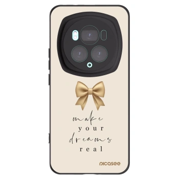 Picasee Μαύρη θήκη σιλικόνης για Honor Magic6 Pro - Golden Dream
