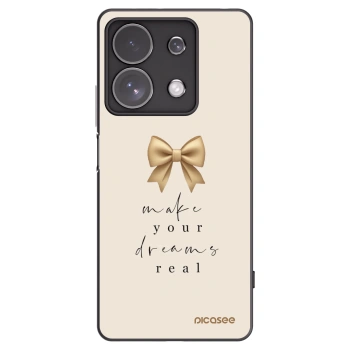 Picasee Μαύρη θήκη σιλικόνης για Xiaomi Redmi Note 13 Pro 4G - Golden Dream