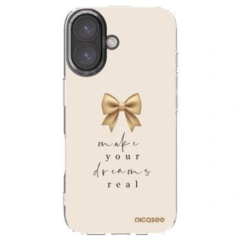Picasee διαφανής θήκη σιλικόνης Apple iPhone 16 - Golden Dream