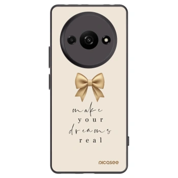 Picasee Μαύρη θήκη σιλικόνης για Xiaomi Redmi A3 - Golden Dream