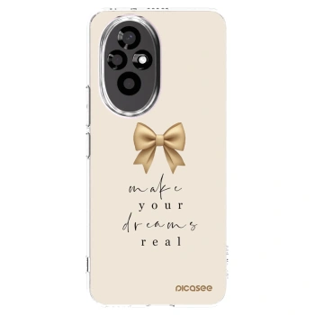 Picasee διαφανής θήκη σιλικόνης Honor 200 Pro 5G - Golden Dream