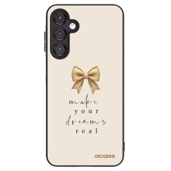 Picasee Μαύρη θήκη σιλικόνης για Samsung Galaxy A16 5G - Golden Dream