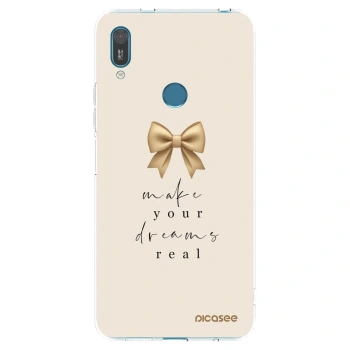 Picasee διαφανής θήκη σιλικόνης Huawei Y7 2019 - Golden Dream