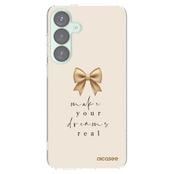 Picasee διαφανής θήκη σιλικόνης Samsung Galaxy S25+ 5G - Golden Dream