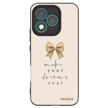 Picasee Μαύρη θήκη σιλικόνης για Honor 400 Lite 5G - Golden Dream