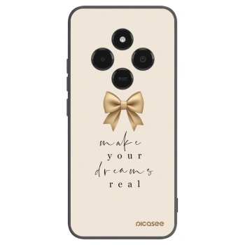 Picasee Μαύρη θήκη σιλικόνης για Xiaomi Poco C75 - Golden Dream