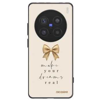 Picasee Μαύρη θήκη σιλικόνης για Vivo X200 Pro - Golden Dream