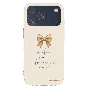 Picasee διαφανής θήκη σιλικόνης Apple iPhone 17 Pro - Golden Dream