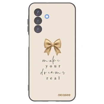Picasee Μαύρη θήκη σιλικόνης για Samsung Galaxy A17 5G - Golden Dream