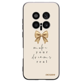 Picasee Μαύρη θήκη σιλικόνης για Honor Magic8 Pro 5G - Golden Dream