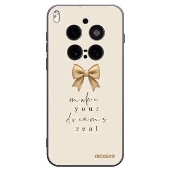 Picasee Μαύρη θήκη σιλικόνης για Vivo X300 Pro - Golden Dream