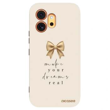 Picasee Μαύρη θήκη σιλικόνης για Honor 600 - Golden Dream