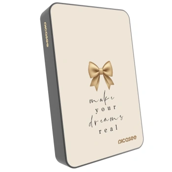 Picasee Powerbank με MagSafe 10 000 mAh Γκρί - Golden Dream