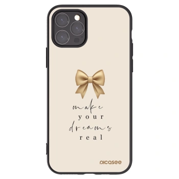 Picasee Μαύρη θήκη σιλικόνης για Apple iPhone 11 Pro - Golden Dream