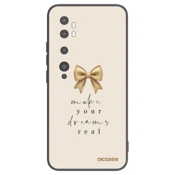 Picasee Μαύρη θήκη σιλικόνης για Xiaomi Mi Note 10 (Pro) - Golden Dream