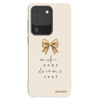 Picasee διαφανής θήκη σιλικόνης Samsung Galaxy S20 Ultra 5G G988F - Golden Dream