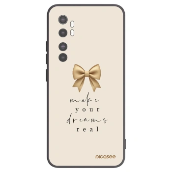 Picasee Μαύρη θήκη σιλικόνης για Xiaomi Mi Note 10 Lite - Golden Dream