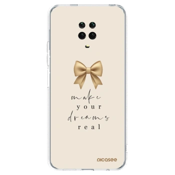 Picasee διαφανής θήκη σιλικόνης Xiaomi Redmi Note 9S - Golden Dream