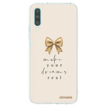 Picasee διαφανής θήκη σιλικόνης Samsung Galaxy A30s A307F - Golden Dream