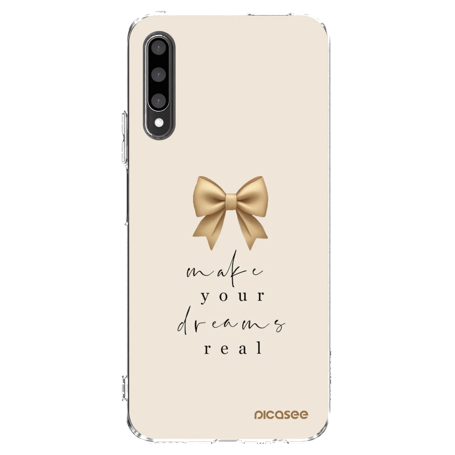 Picasee διαφανής θήκη σιλικόνης Honor 9X Pro - Golden Dream