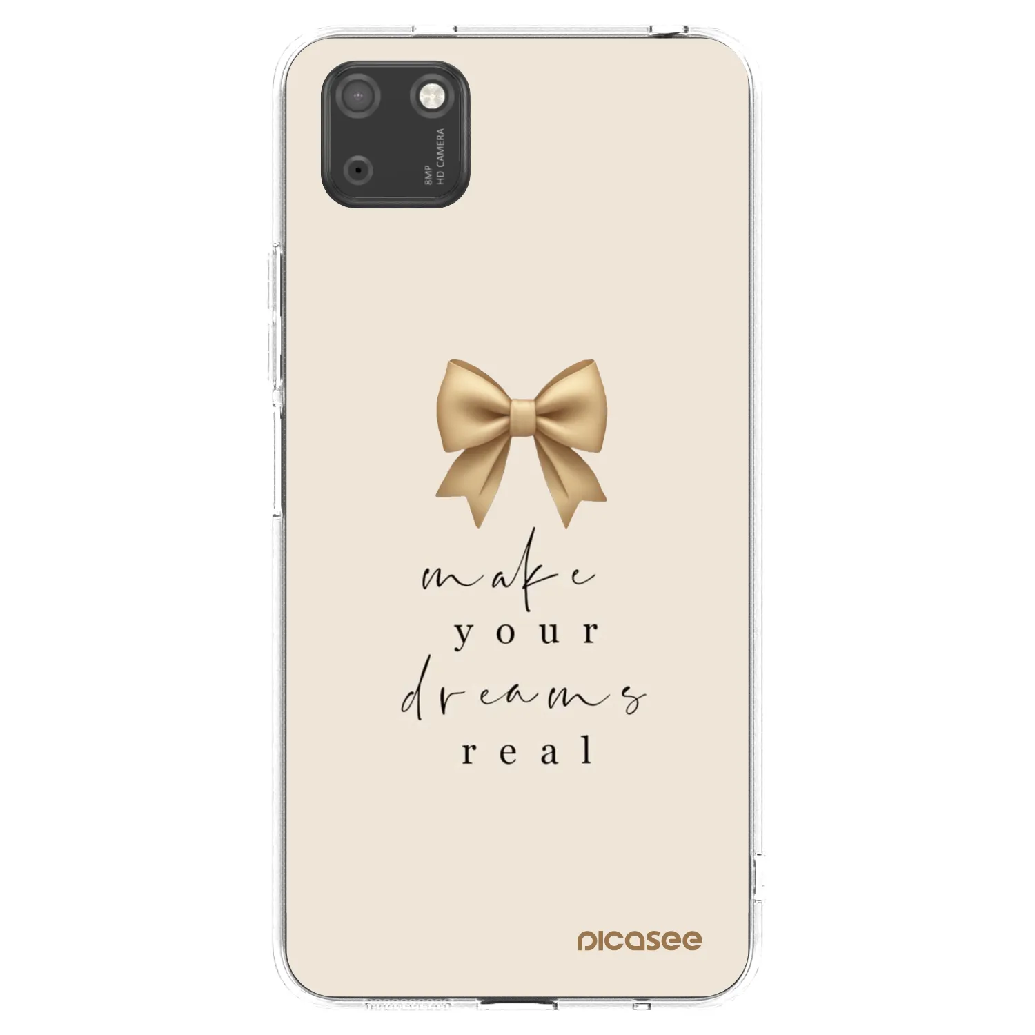 Picasee διαφανής θήκη σιλικόνης Huawei Y5P - Golden Dream