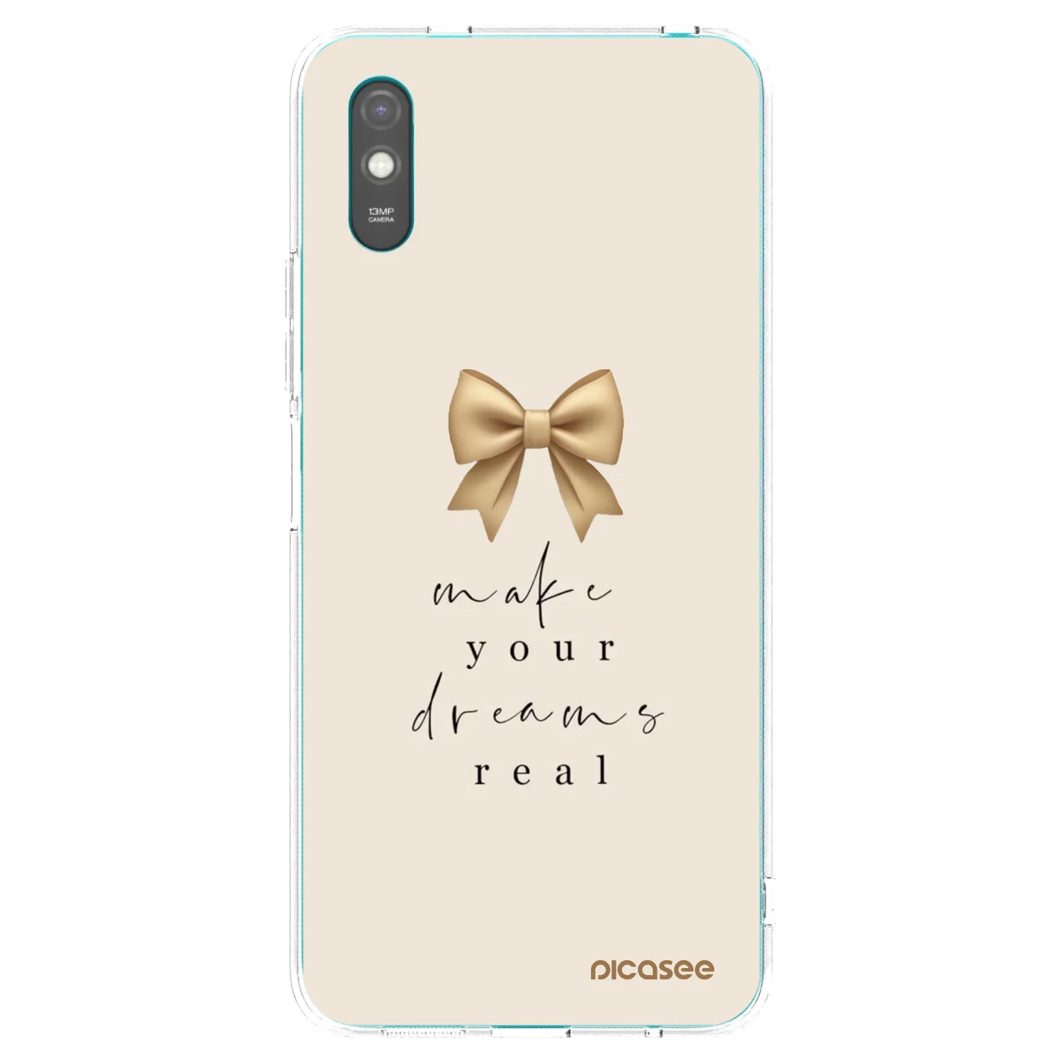 Picasee διαφανής θήκη σιλικόνης Xiaomi Redmi 9A - Golden Dream