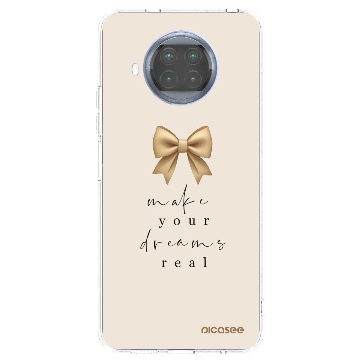 Picasee διαφανής θήκη σιλικόνης Xiaomi Mi 10T Lite - Golden Dream