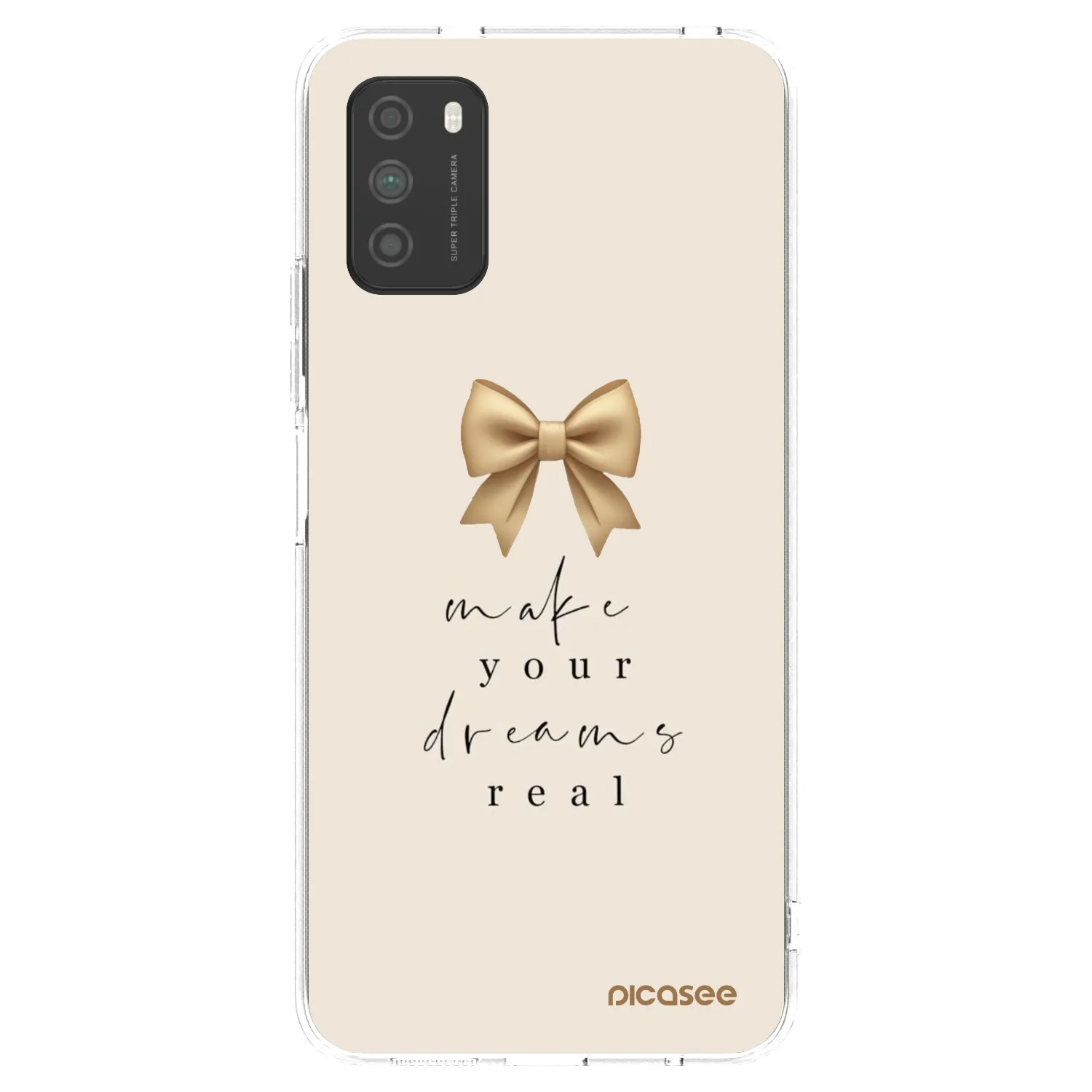 Picasee διαφανής θήκη σιλικόνης Xiaomi Poco M3 - Golden Dream