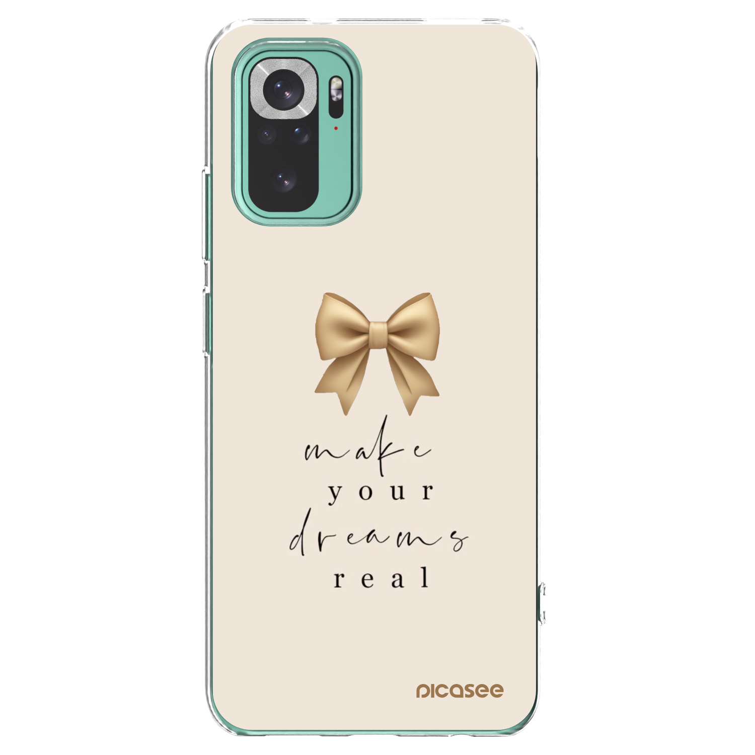 Picasee διαφανής θήκη σιλικόνης Xiaomi Redmi Note 10 Pro - Golden Dream