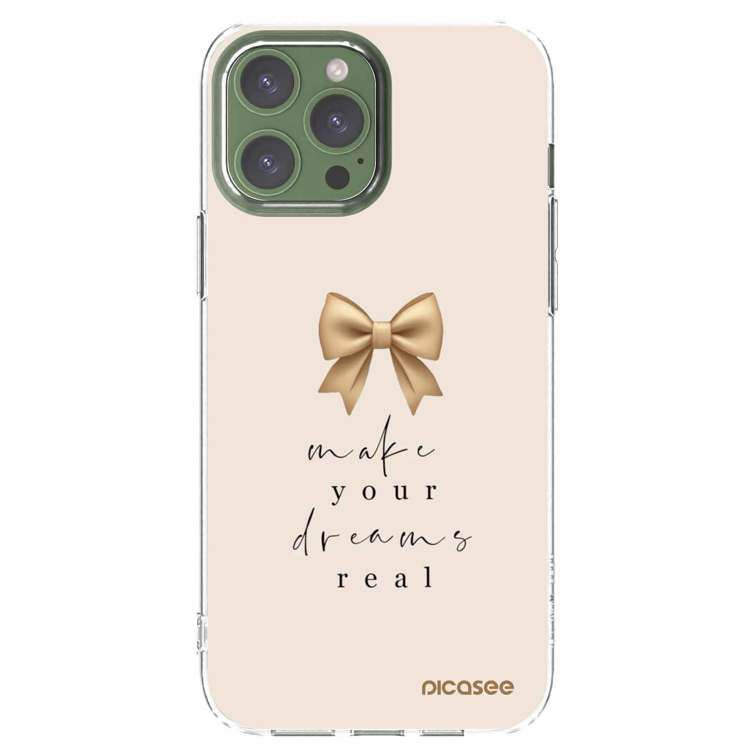 Picasee διαφανής θήκη σιλικόνης Apple iPhone 13 Pro Max - Golden Dream