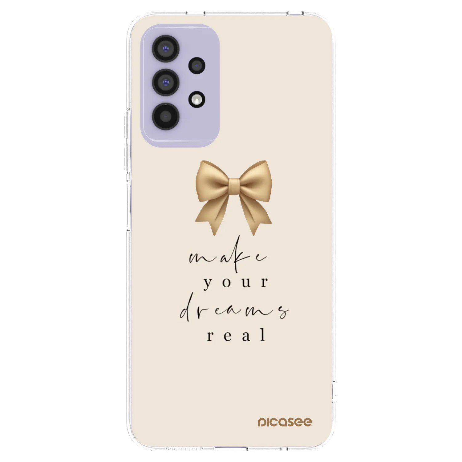Picasee διαφανής θήκη σιλικόνης Samsung Galaxy A32 4G SM-A325F - Golden Dream