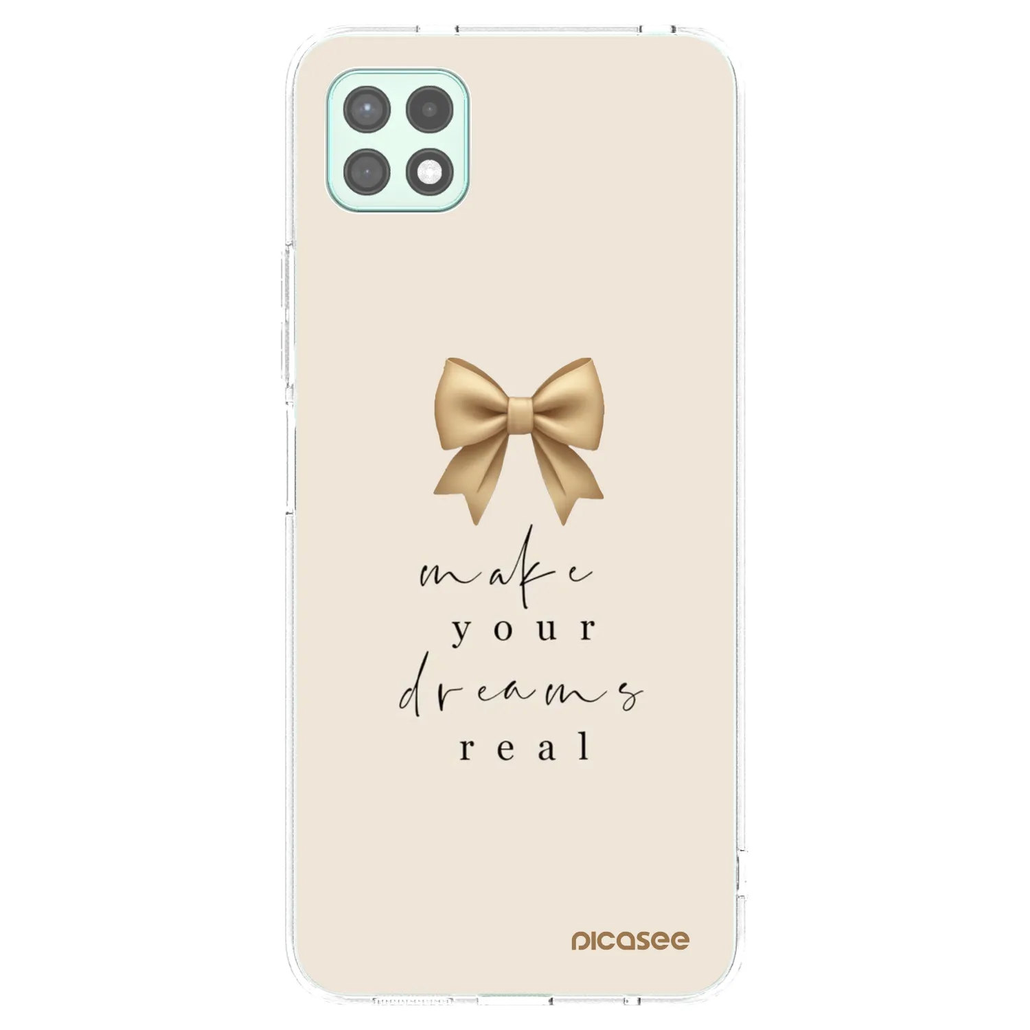 Picasee διαφανής θήκη σιλικόνης Samsung Galaxy A22 A226B 5G - Golden Dream
