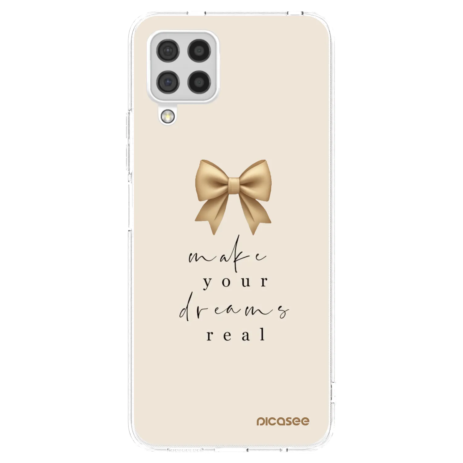 Picasee διαφανής θήκη σιλικόνης Samsung Galaxy A22 A225F 4G - Golden Dream