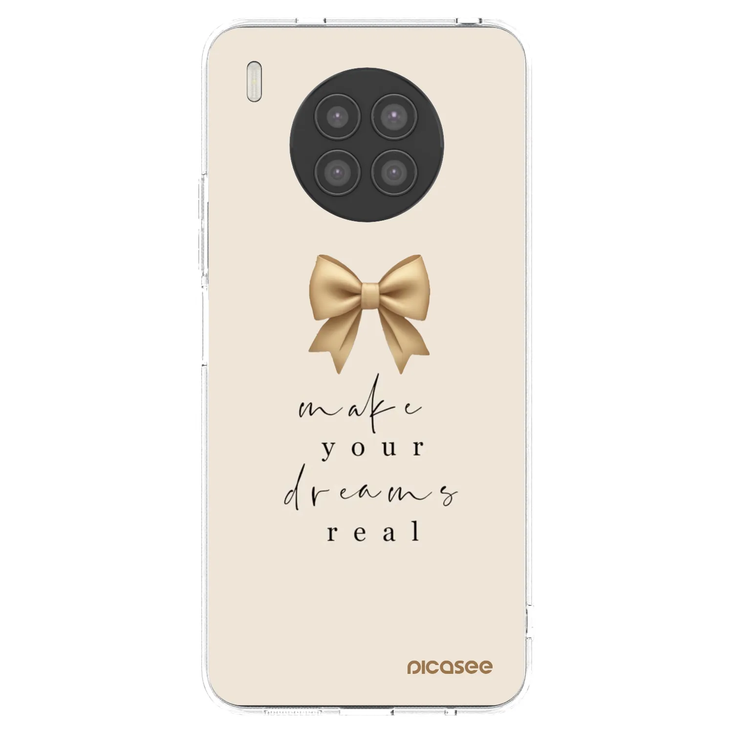 Picasee διαφανής θήκη σιλικόνης Huawei Nova 8i - Golden Dream