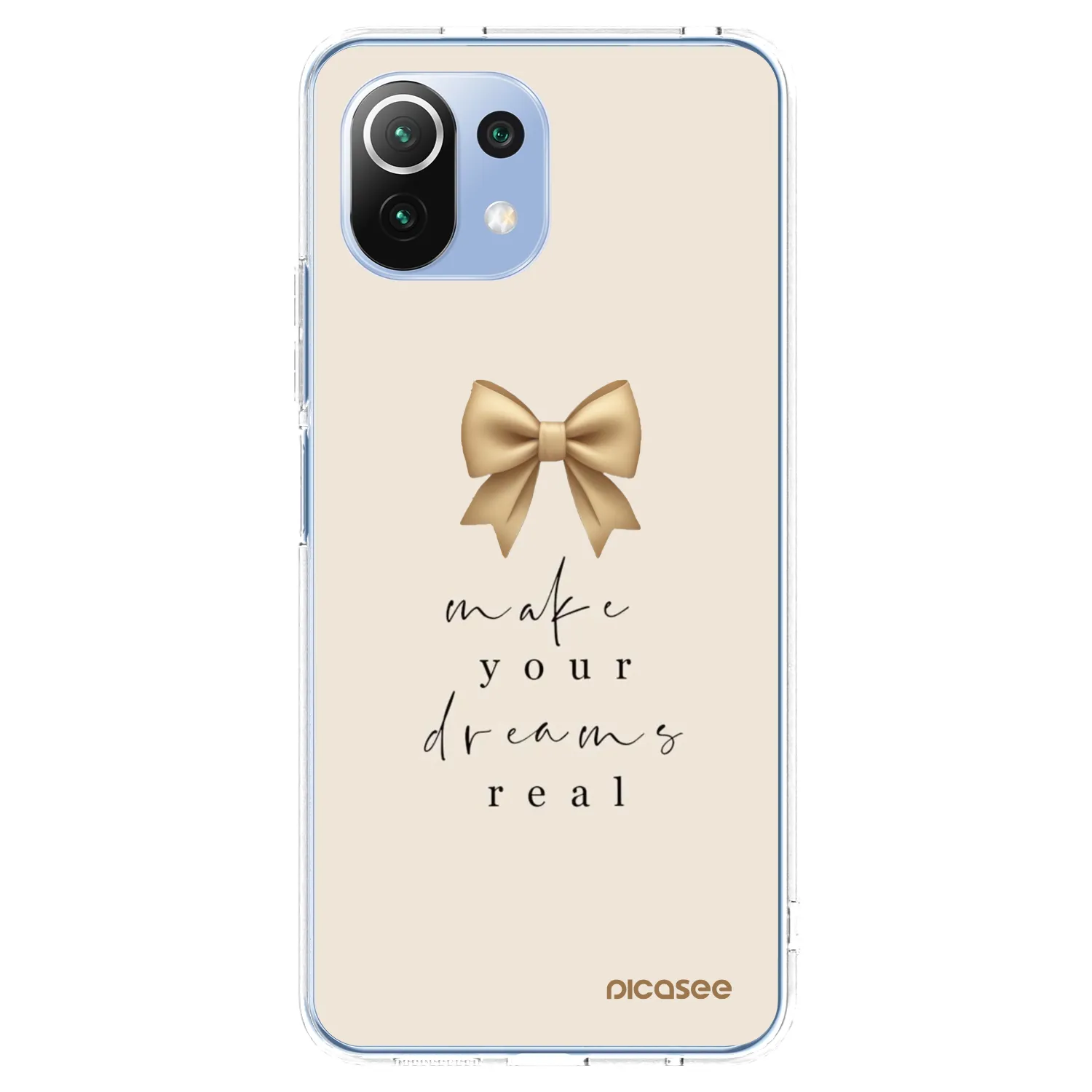 Picasee διαφανής θήκη σιλικόνης Xiaomi 11 Lite 5G NE - Golden Dream