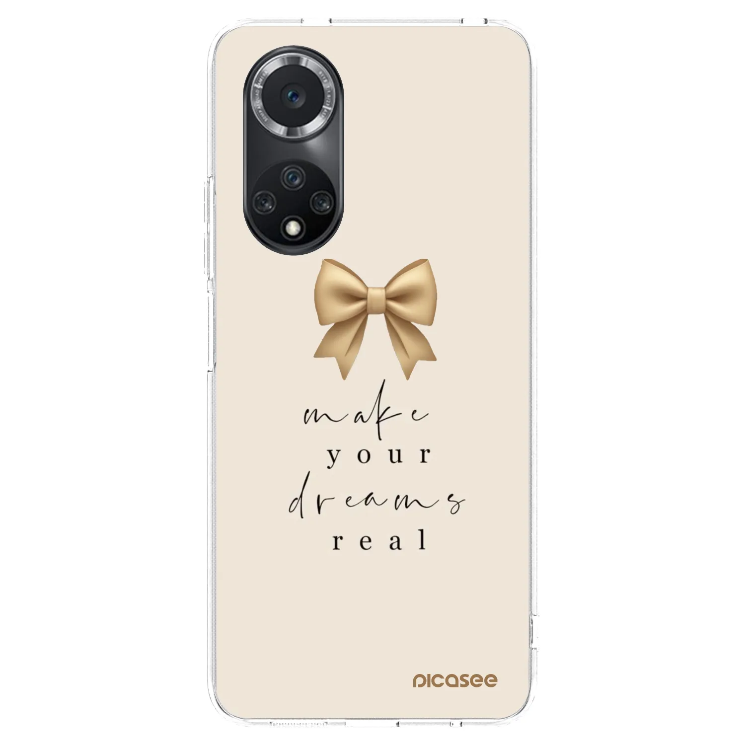 Picasee διαφανής θήκη σιλικόνης Huawei Nova 9 SE - Golden Dream