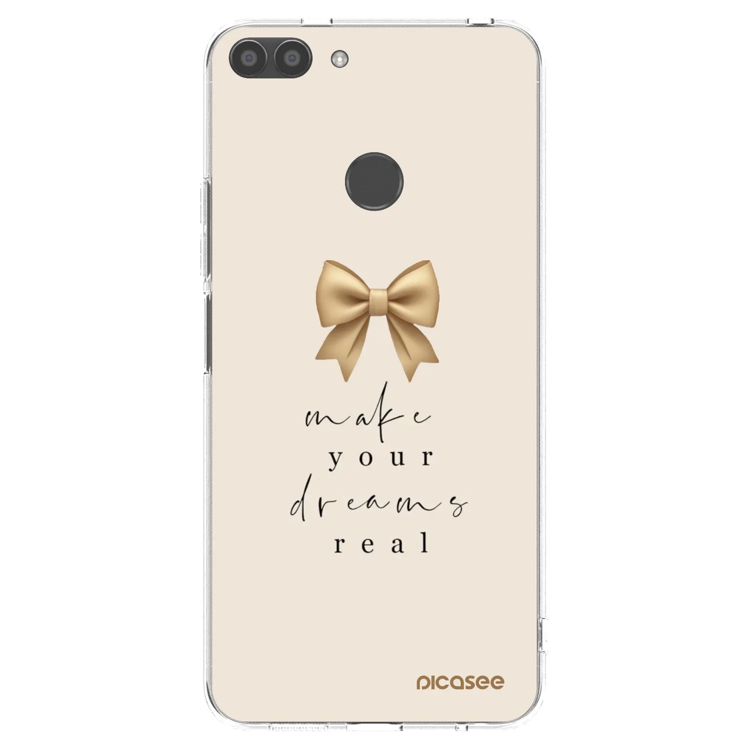 Picasee διαφανής θήκη σιλικόνης Huawei P Smart - Golden Dream