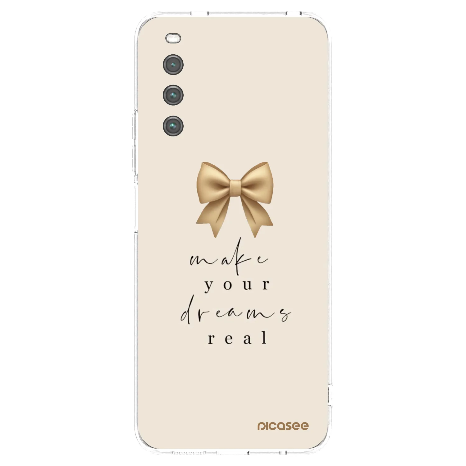 Picasee διαφανής θήκη σιλικόνης Sony Xperia 10 IV 5G - Golden Dream