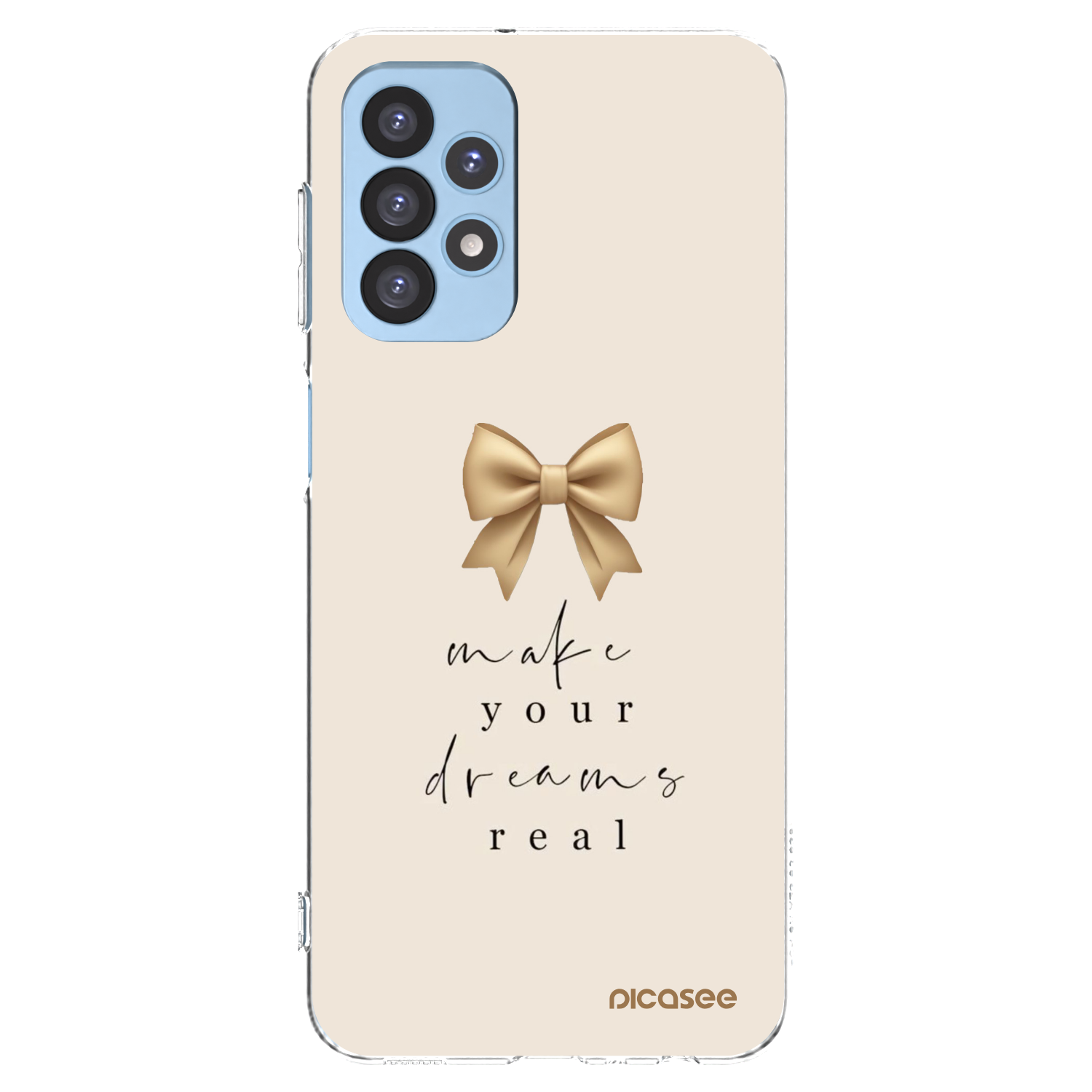 Picasee διαφανής θήκη σιλικόνης Samsung Galaxy A23 A235F 4G - Golden Dream