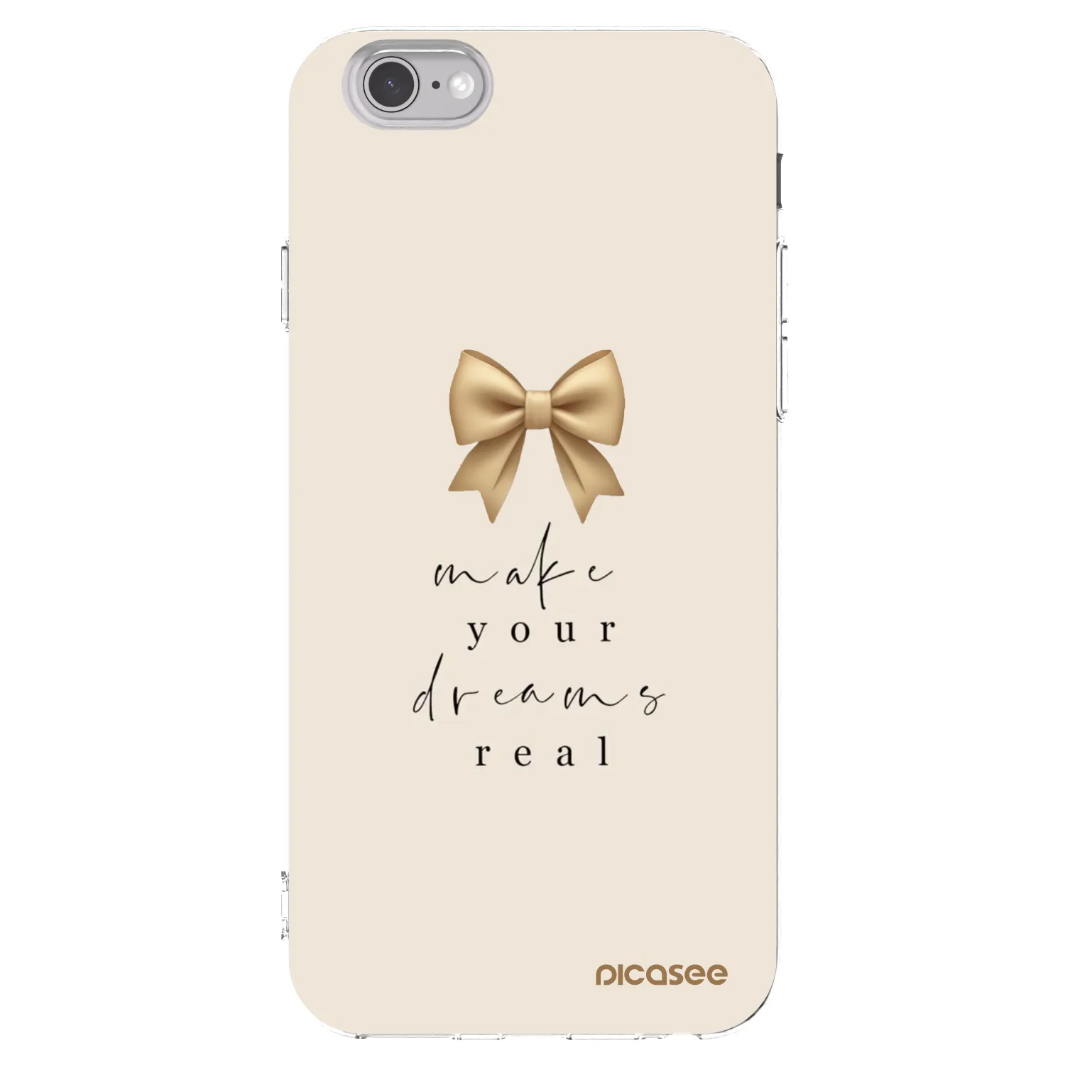 Picasee διαφανής θήκη σιλικόνης Apple iPhone 6/6S - Golden Dream