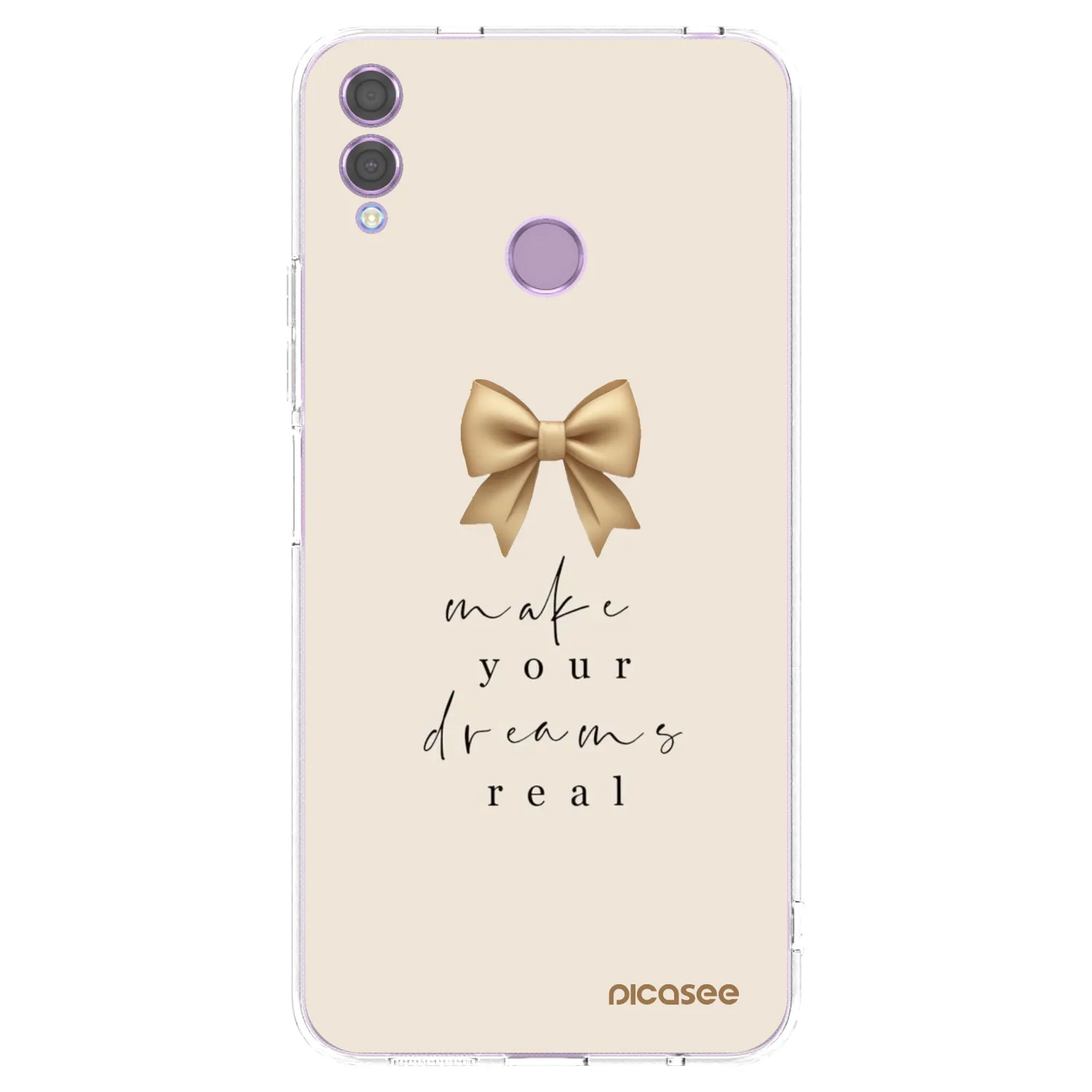 Picasee διαφανής θήκη σιλικόνης Honor 8X - Golden Dream